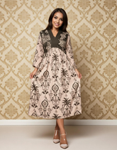 Meadow Mist Printed Viscose Dress