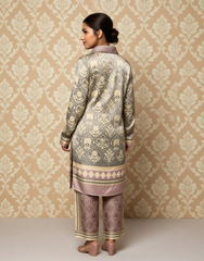 Vivid Verse Printed Satin Co-ord