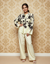 Vivid Bloom Printed Viscose Top