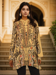 Green Serene Blossoms Tunics