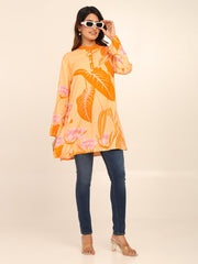 Orange Floral Cascade Tunics