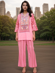 Pink Twilight Garden Co-ord