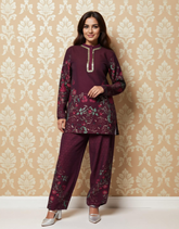 Royal Rouge Viscose Value Added coord set