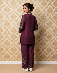 Royal Rouge Viscose Value Added coord set