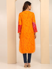 Orange Tropical Fleur Tunics