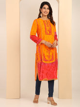 Orange Tropical Fleur Tunics