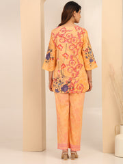 Orange Radiant Blooms Co-ord