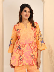 Orange Radiant Blooms Co-ord