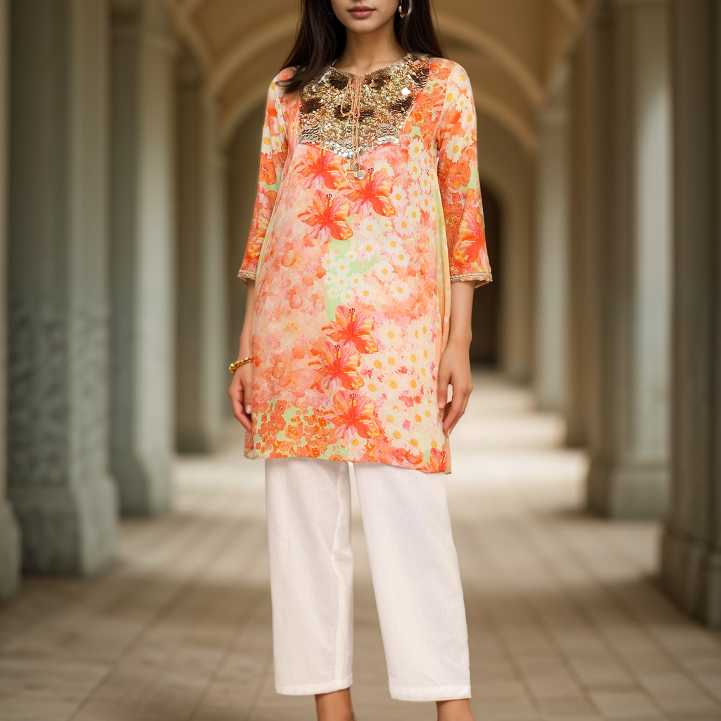 TOSCEE PRINTED TUNIC TOSCEÉ