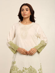 Green Bloom Kurta set