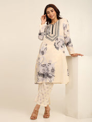 Barely Beige Kurta set