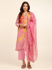 Silken Bloom Kurta set