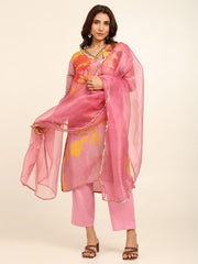 Silken Bloom Kurta set