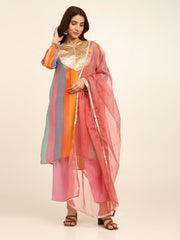 Fuchsia Flow Kurta set