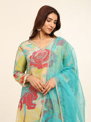 Azure Motif Kurta set