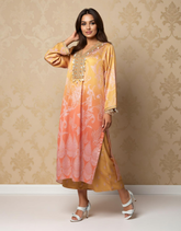 Sunlit Spice Satin Value Added Kurta Set