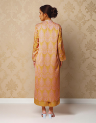 Sunlit Spice Satin Value Added Kurta Set