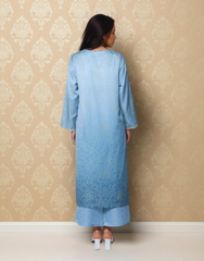 Azure Mist Satin Value Added Kurta Set