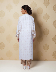 Pearl Blossom Satin Value Added Kurta Set