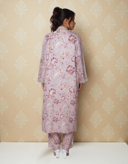 Sandy Bloom Linen Value Added Kurta Set