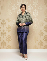 Amethyst Aura Printed Viscose Co-ord