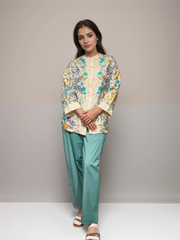 Petal Pop Printed Viscose Shirt