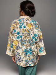 Petal Pop Printed Viscose Shirt