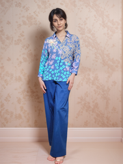 Pattern Play Printed Satin Shirt