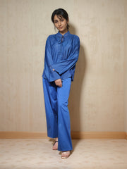 True Blue Essential Solid Viscose Top