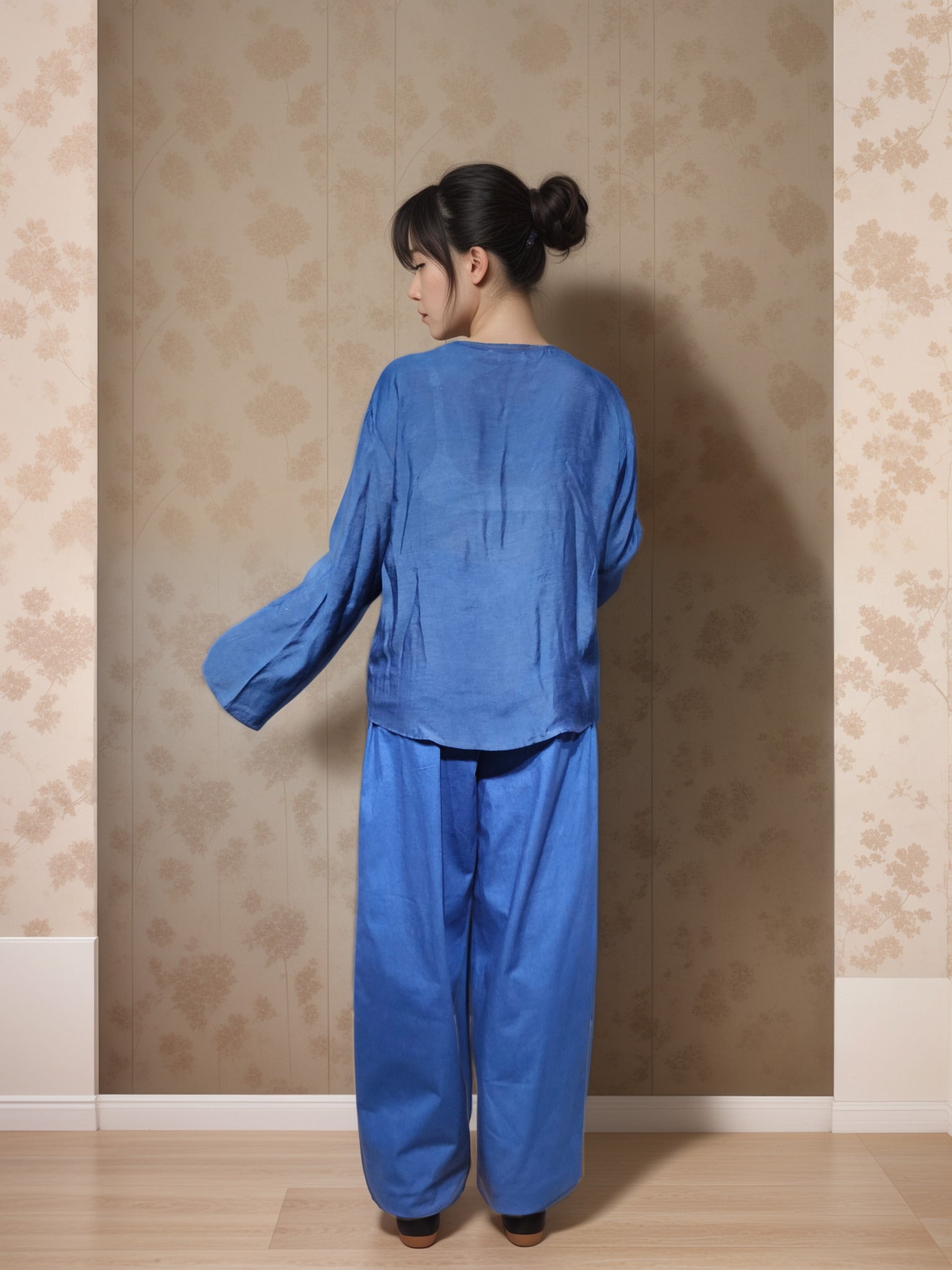 True Blue Essential Solid Viscose Top