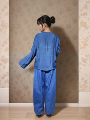 True Blue Essential Solid Viscose Top