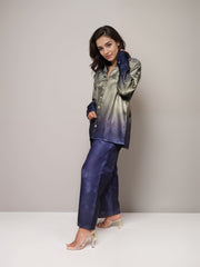 Amethyst Aura Printed Viscose Co-ord