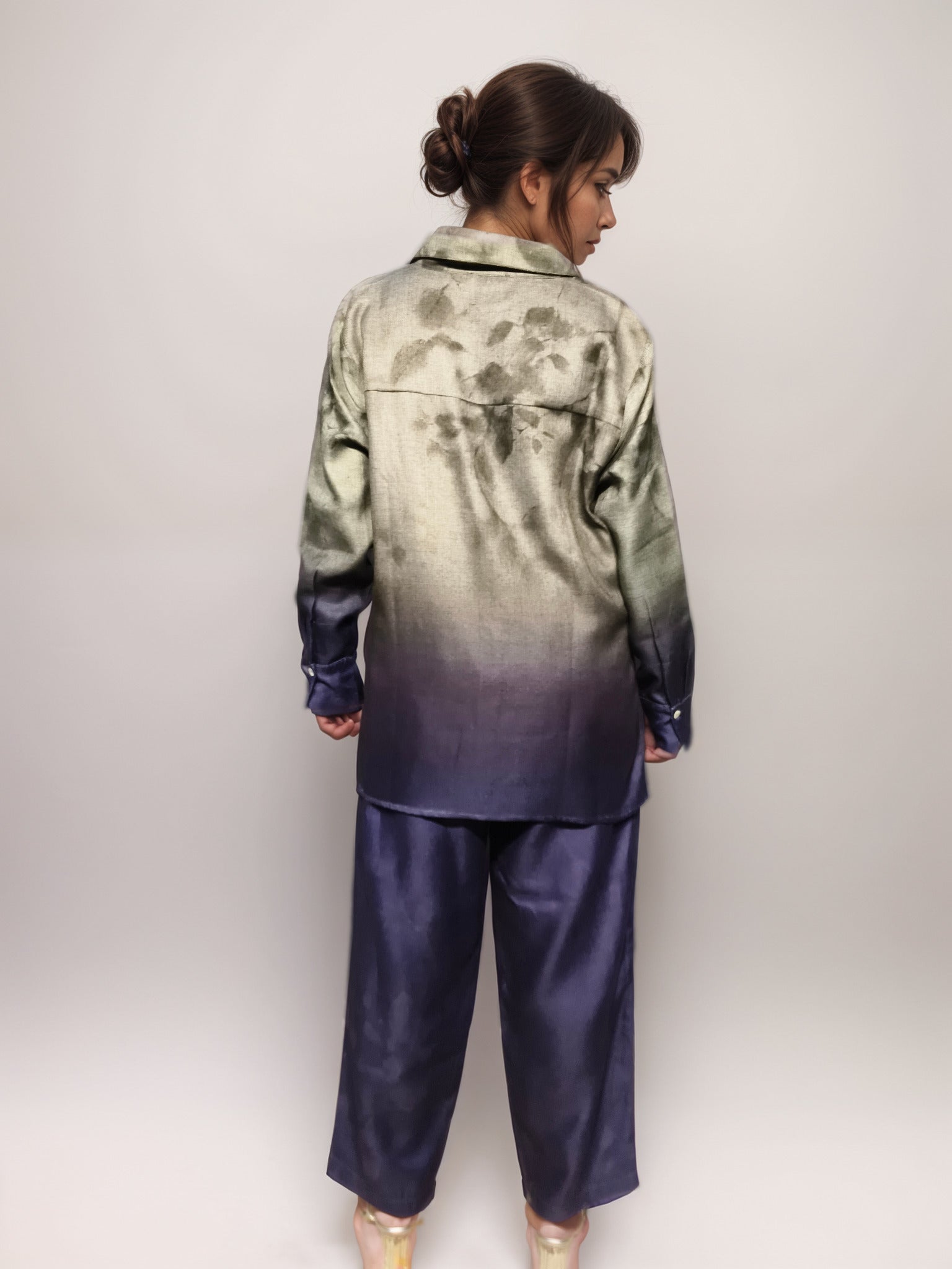 Amethyst Aura Printed Viscose Co-ord