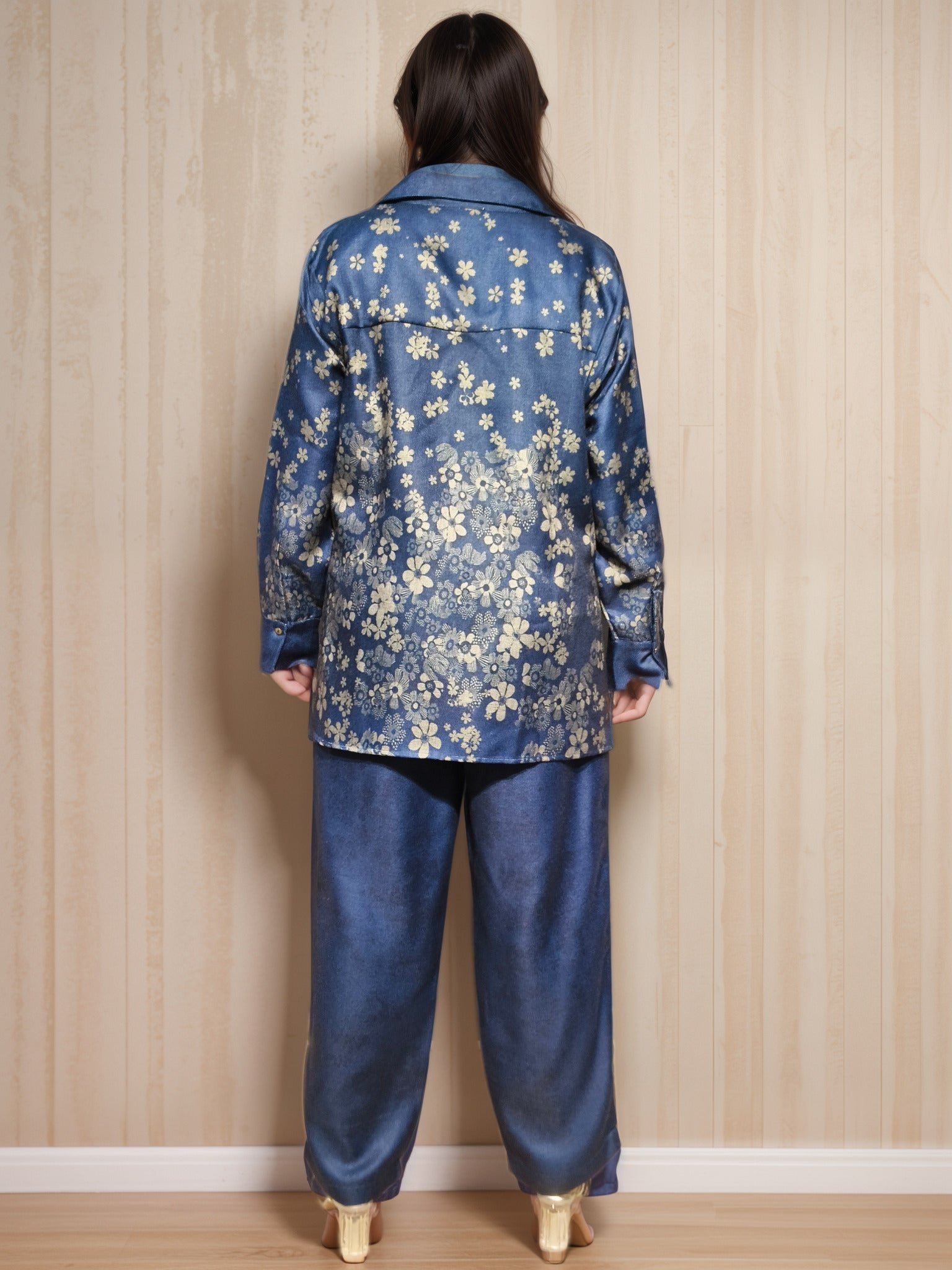 Sapphire Muse printed viscose Coord Set