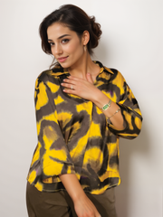 Timeless Touch printed satin Shirt