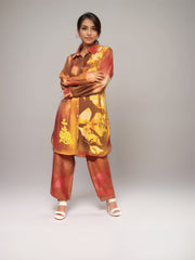 Floral Fusion Printed Viscose Coord Set