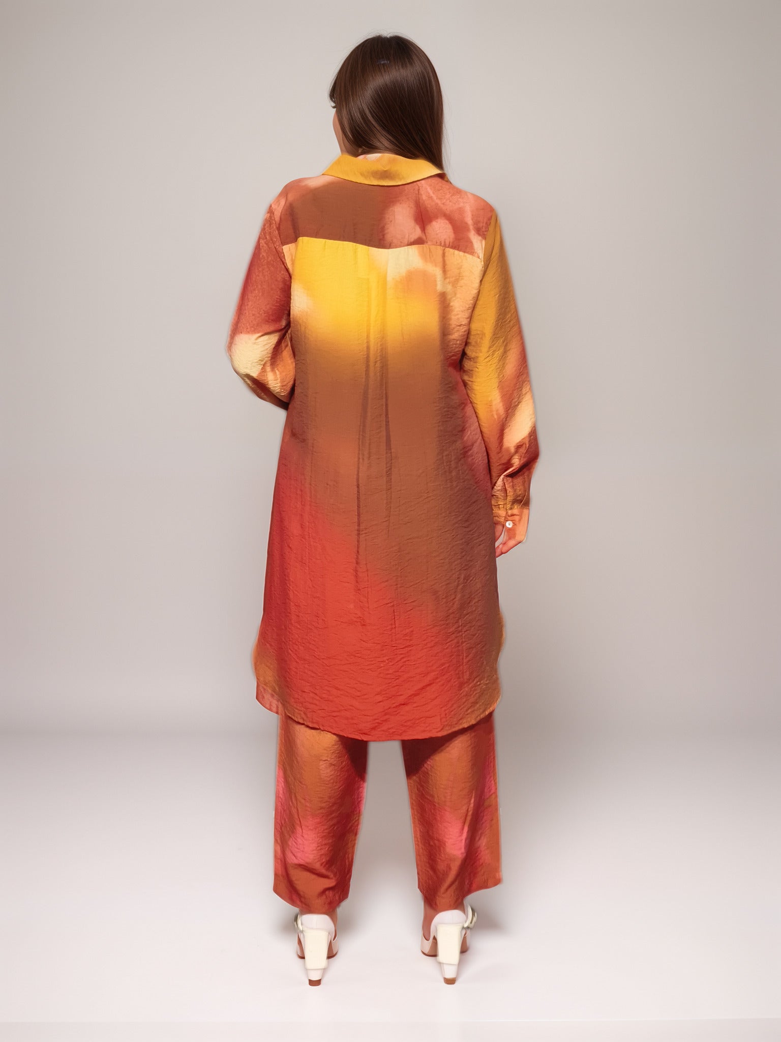 Floral Fusion Printed Viscose Coord Set