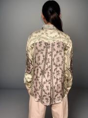 Print Story Printed Satin Shirt