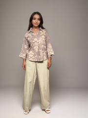 Printscape Viscose Printed Shirt