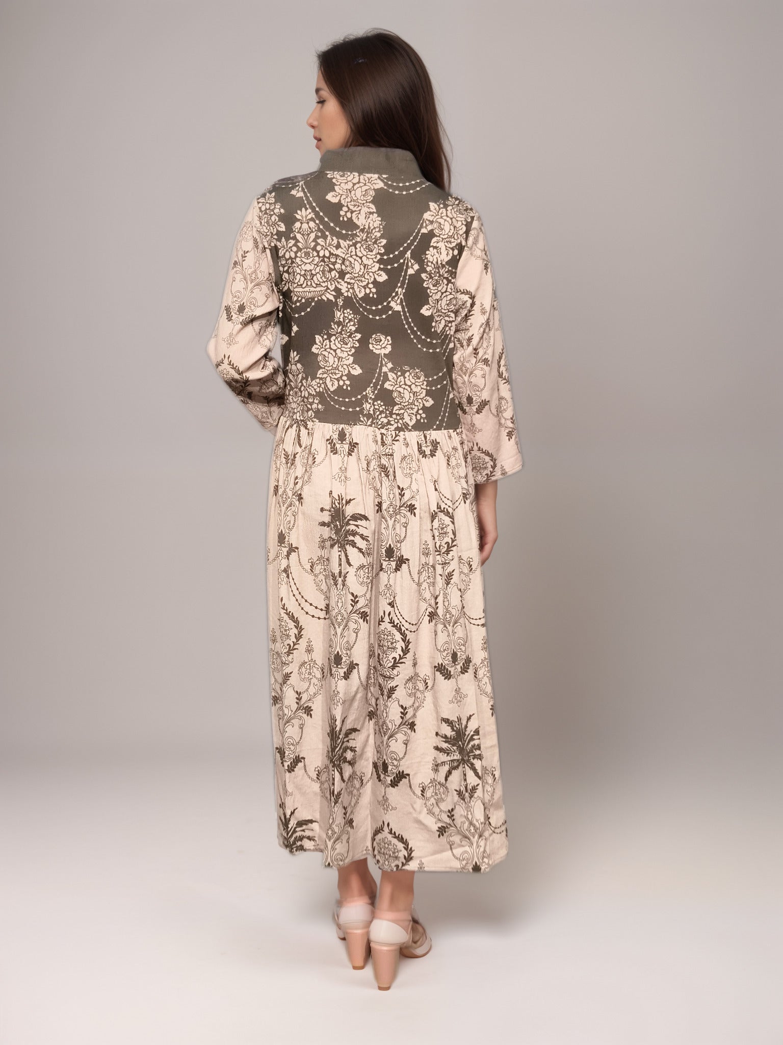 Meadow Mist Printed Viscose Dress