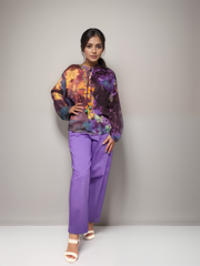 Print Pop Printed Crepe Silk Top
