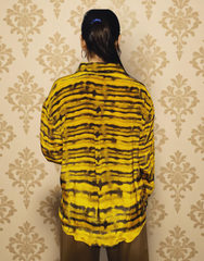 Safari Edge Printed Crepe Silk shirt