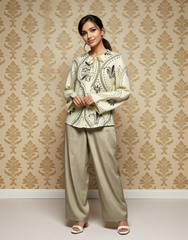 Graphic Pulse Viscose Printed Shirt