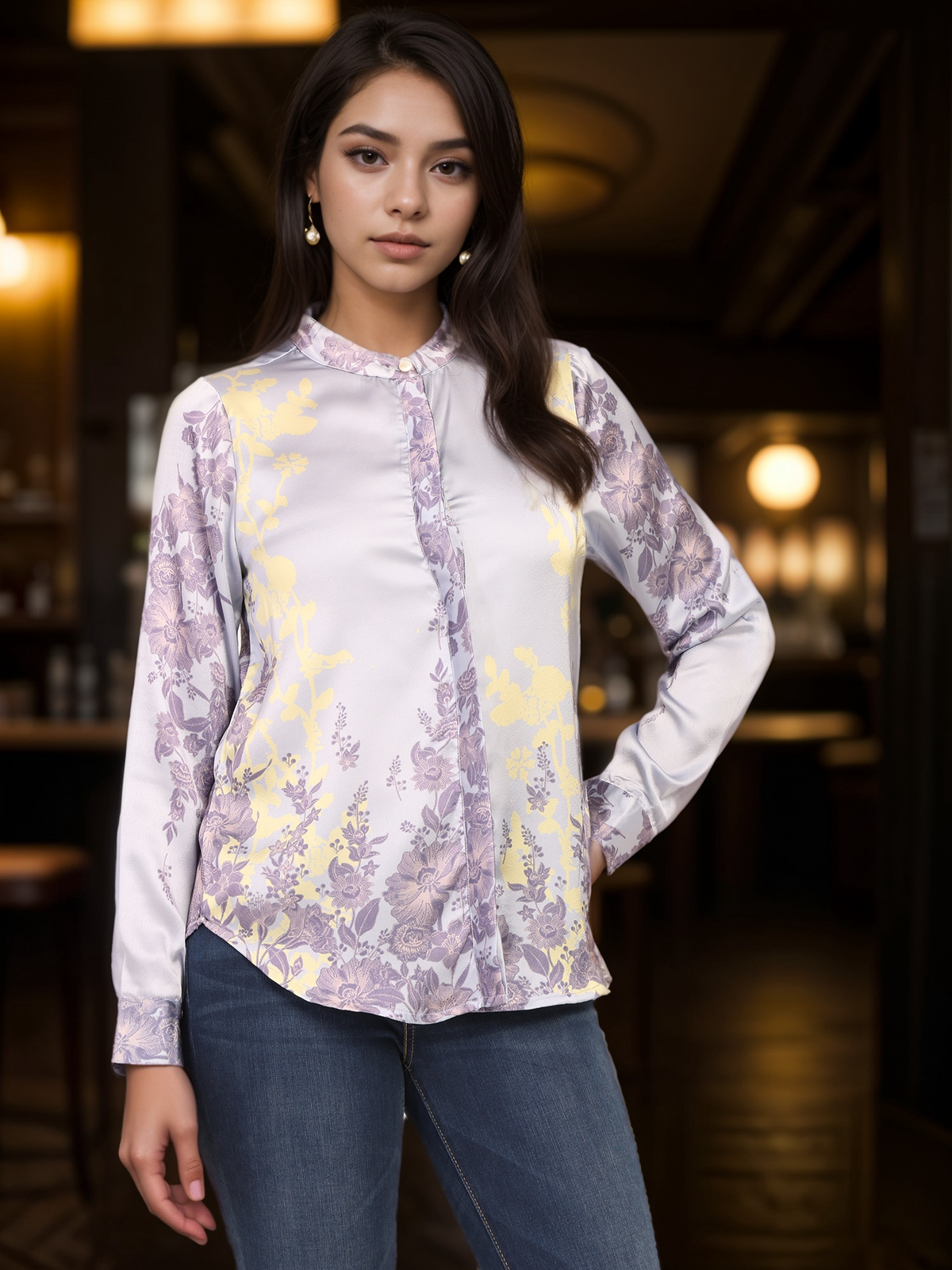 Blue Springtime Bliss Shirt
