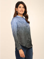 Blue Floral Escape Shirt