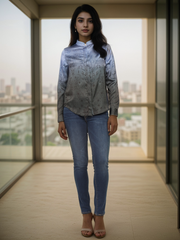 Blue Floral Escape Shirt