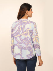 Blue Petal Cascade Tops