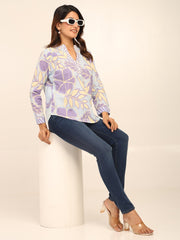 Blue Petal Cascade Tops