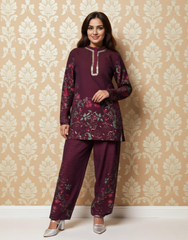 Royal Rouge Viscose Value Added coord set