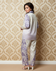 Alabaster Aura Linen Value Added Co-ords Set